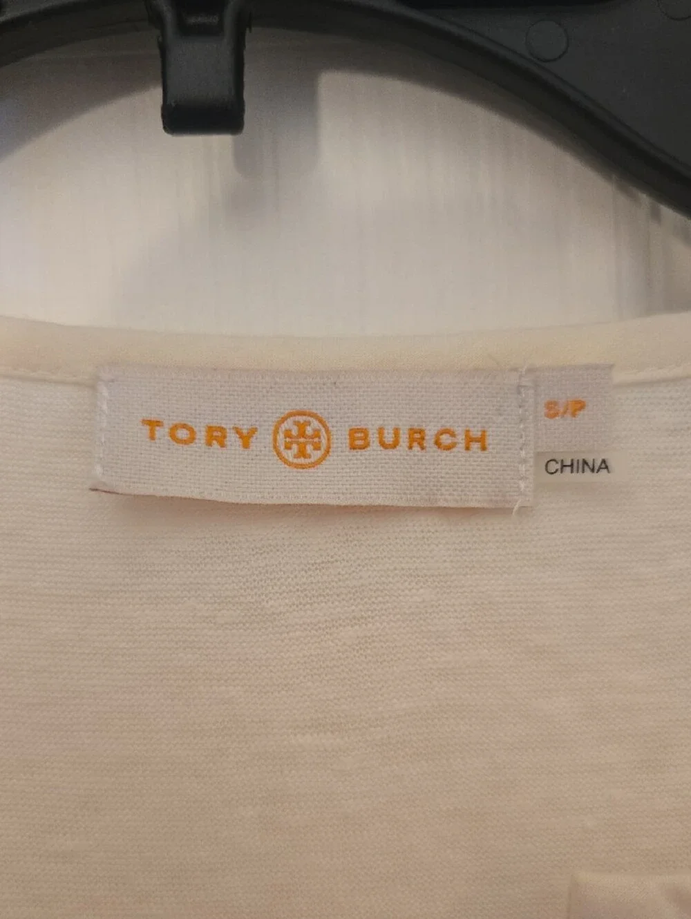 Tory Burch Women's Cream Crochet Tunic Top